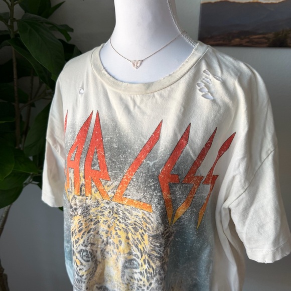 Graphic Leopard Print T-Shirt Dress - Picture 2 of 4